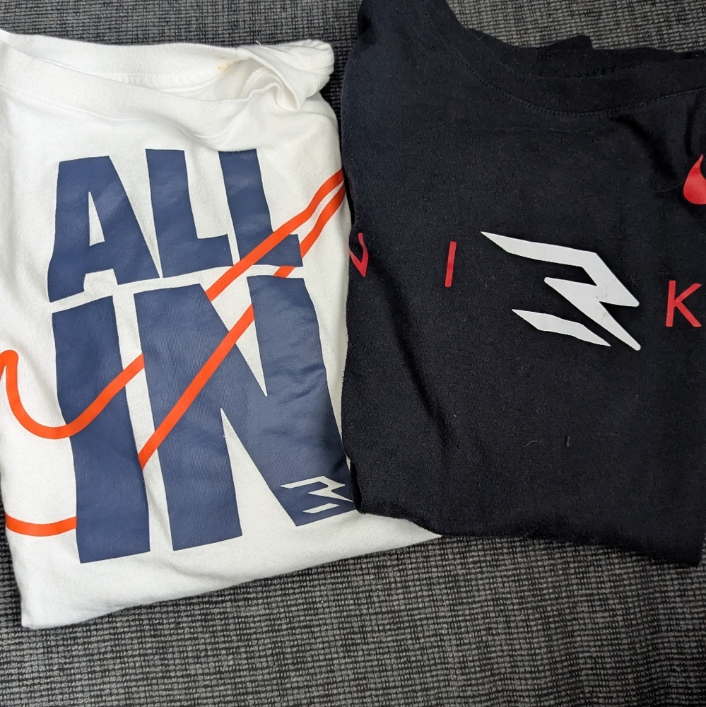 Boys Nike T-Shirts Bundle - All In & Nike Logo Tees